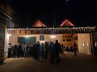 Gemütlicher Abschluss mit Glühwein im Weingut Frank